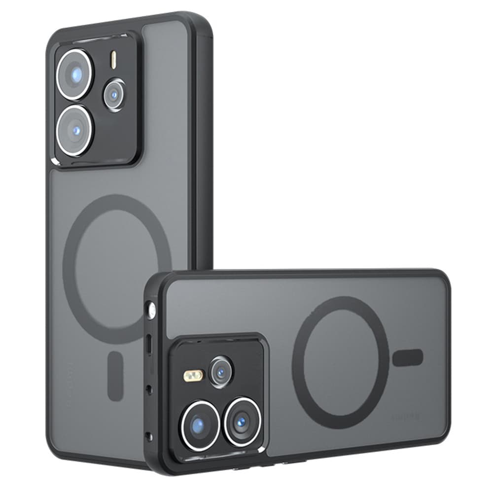 Techsuit PureFrost MagSafe Xiaomi Redmi Note 14 4G Standard matná černá - náhled 1