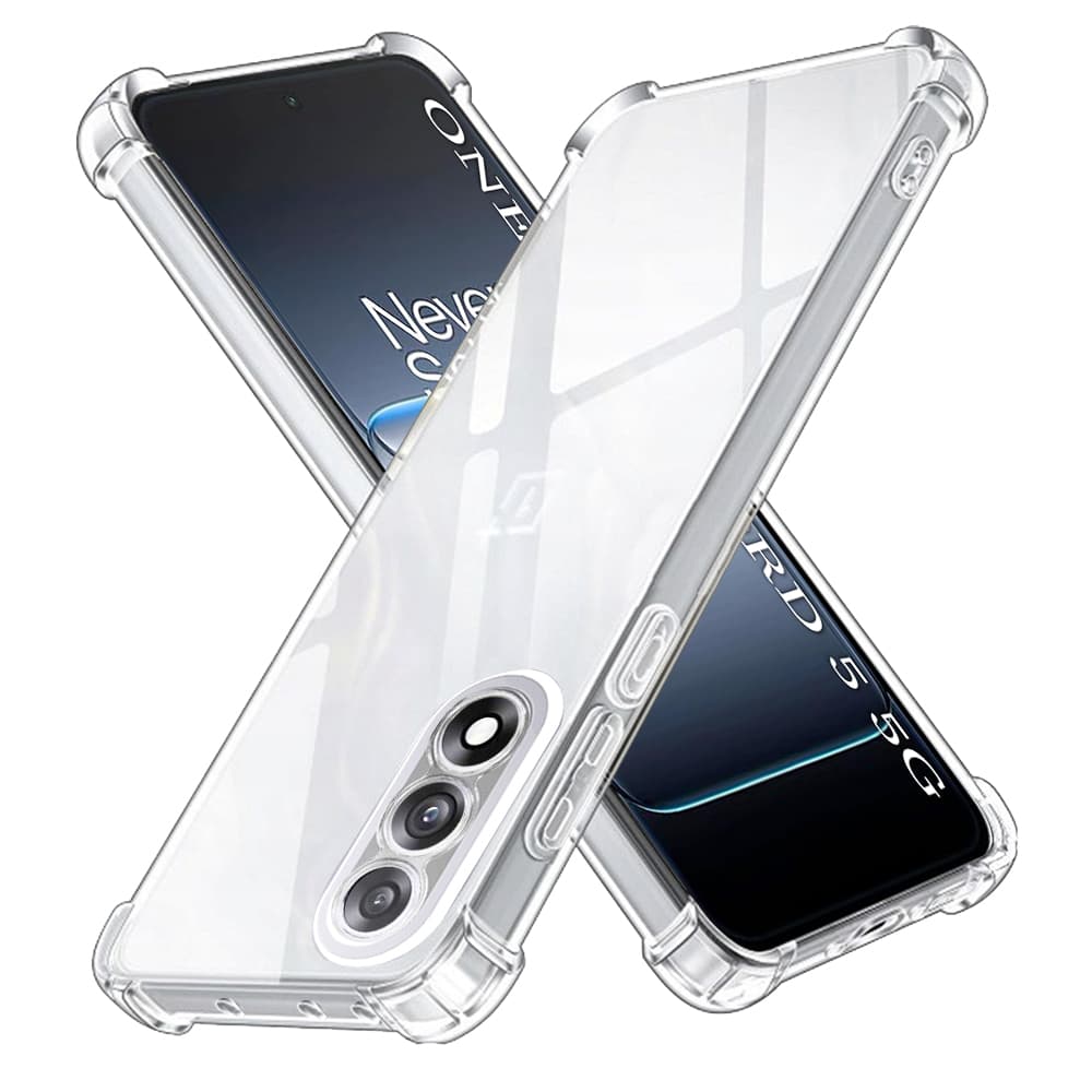 Techsuit Shockproof průhledný silikonový obal OnePlus Nord 5 průhledný - náhled 1