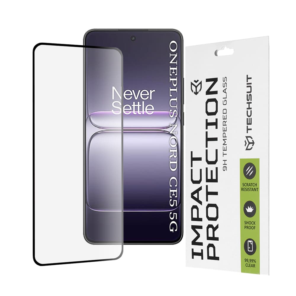 Ochranné sklo Techsuit 111D pro OnePlus Nord CE5 černé - náhled 1