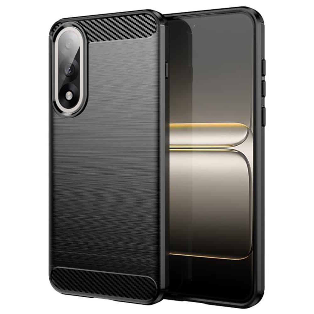 Pouzdro Techsuit Carbon Silicone pro OnePlus Nord 5 černé - náhled 1