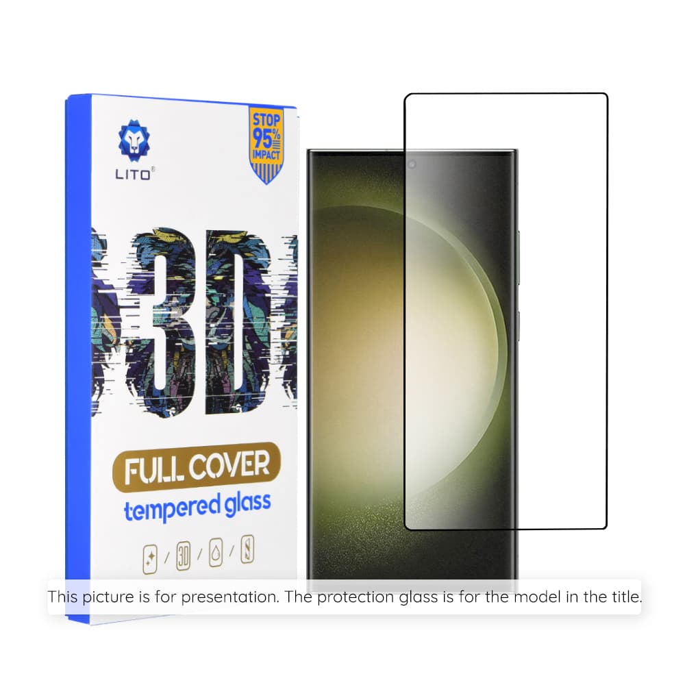 Lito 3D Full Cover pro Samsung Galaxy S24 S25 černá