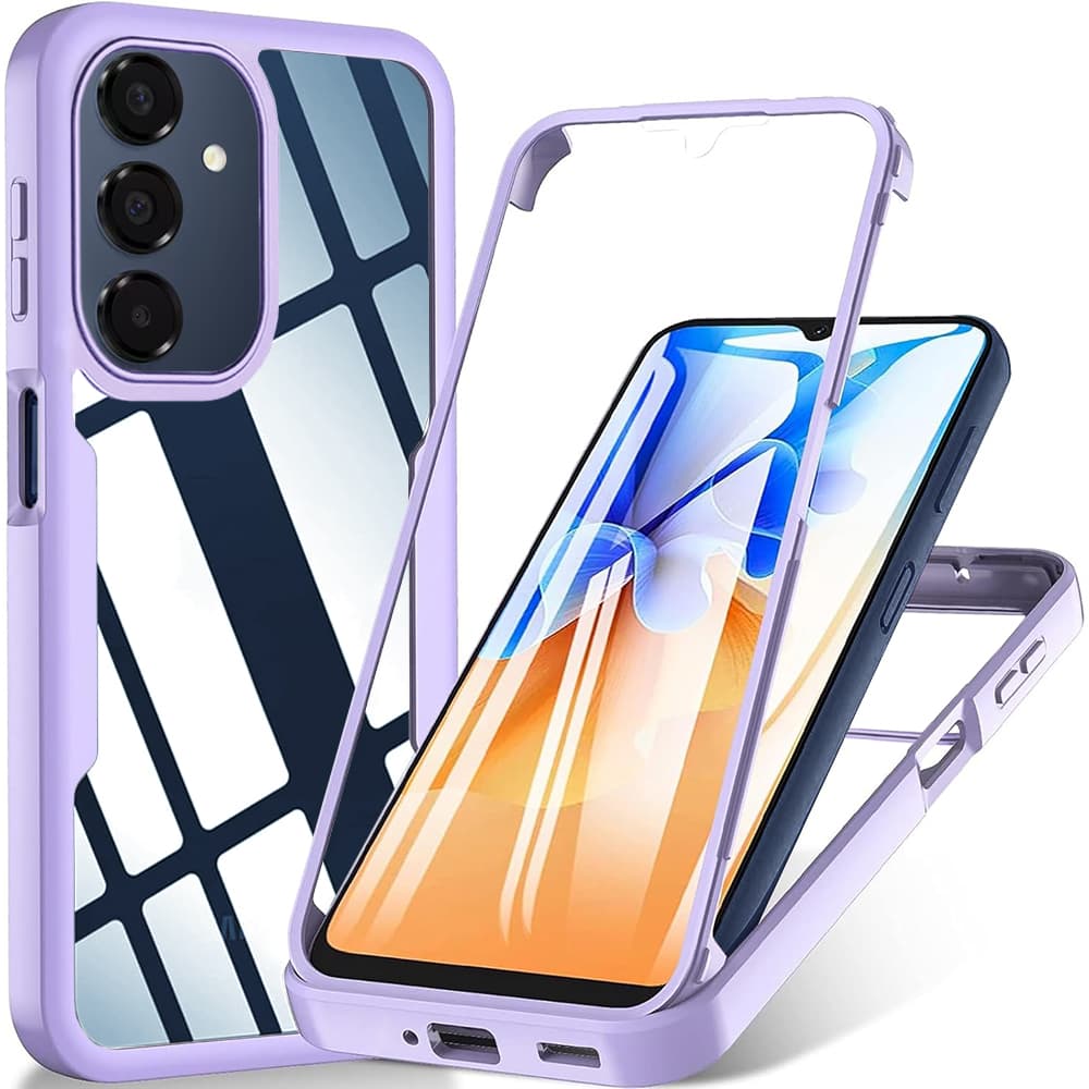 Techsuit ColorVerse 360 Series Ochranné sklo Samsung Galaxy A16 A17 fialová - náhled 1