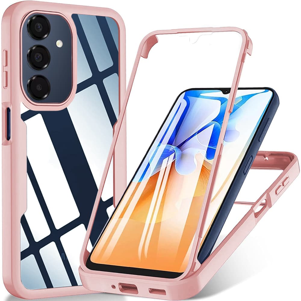Techsuit ColorVerse 360 Series Ochranné sklo Samsung Galaxy A16 A17 růžová - náhled 1