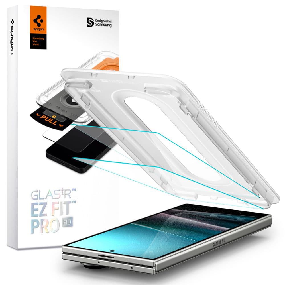 Spigen Glas.tR EZ-FIT Pro HD (2 balení) Samsung Galaxy Z Fold7 průhledný - náhled 1