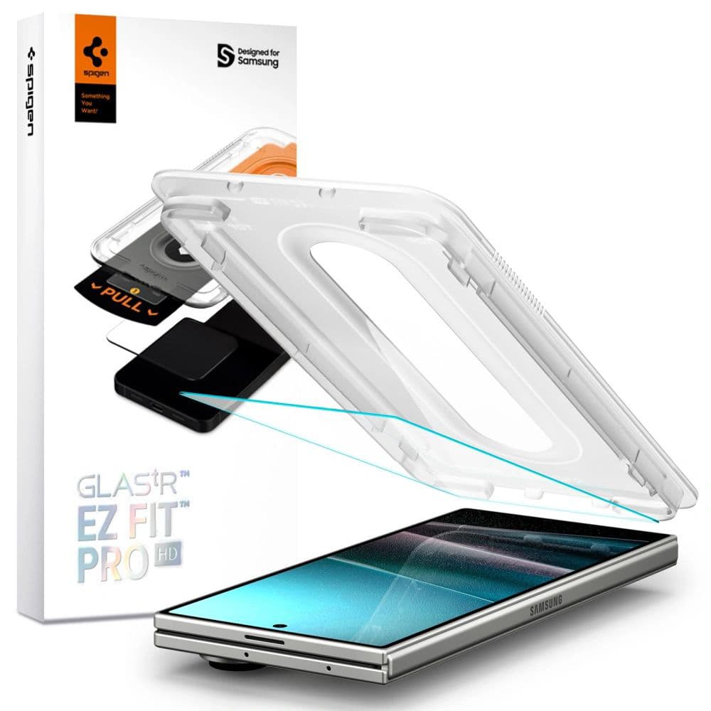 Spigen Glas.tR EZ-FIT Pro HD Samsung Galaxy Z Fold7 průhledný - náhled 1