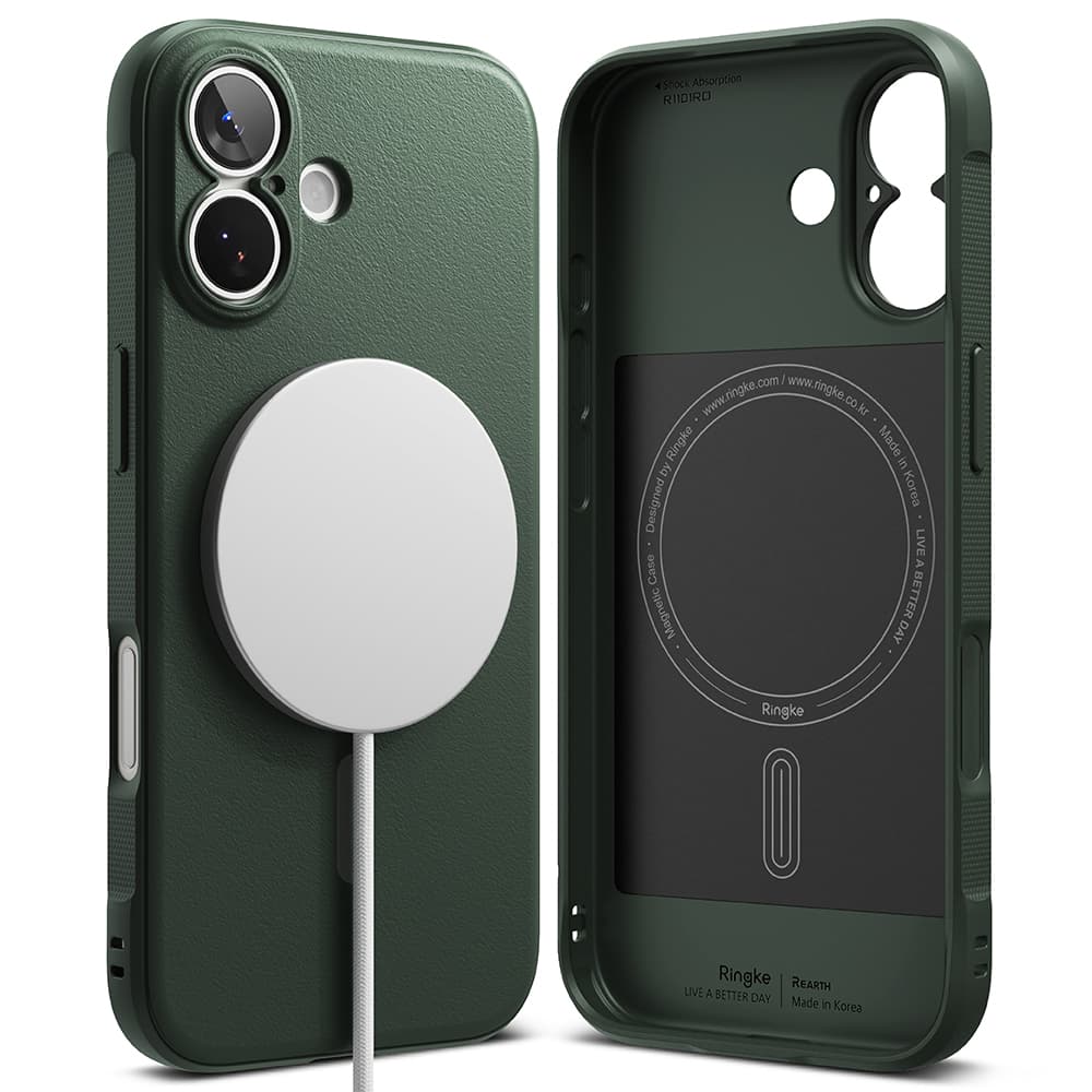 Ringke Onyx MagSafe pro iPhone 17 tmavě zelený - náhled 1