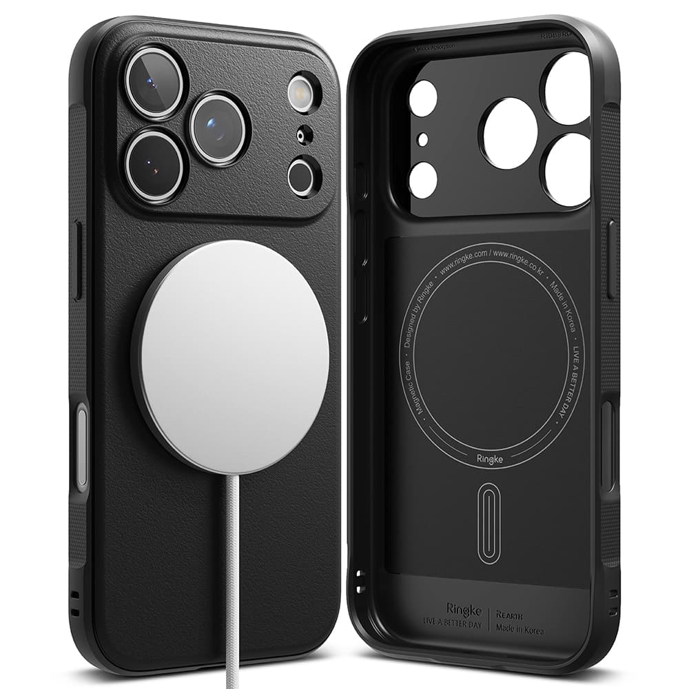 Kryt Ringke Onyx MagSafe pro iPhone 17 Pro černý - náhled 1