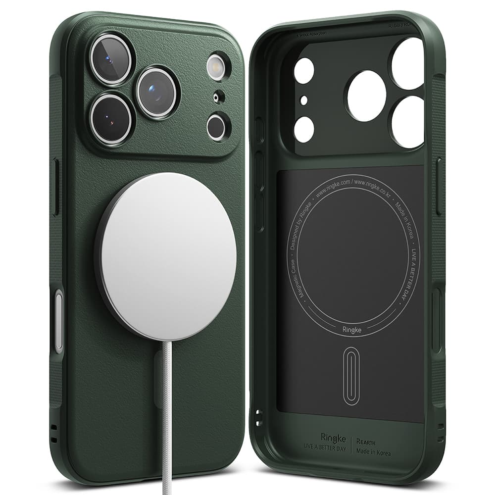 Ringke Onyx MagSafe pro iPhone 17 Pro tmavě zelená - náhled 1