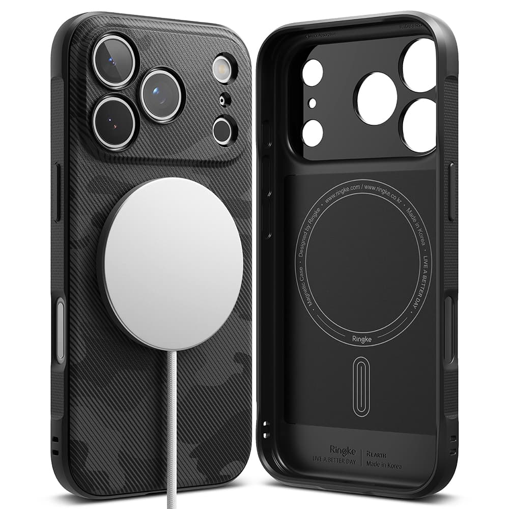 Ringke Onyx MagSafe pro iPhone 17 Pro Max maskáčově černý - náhled 1