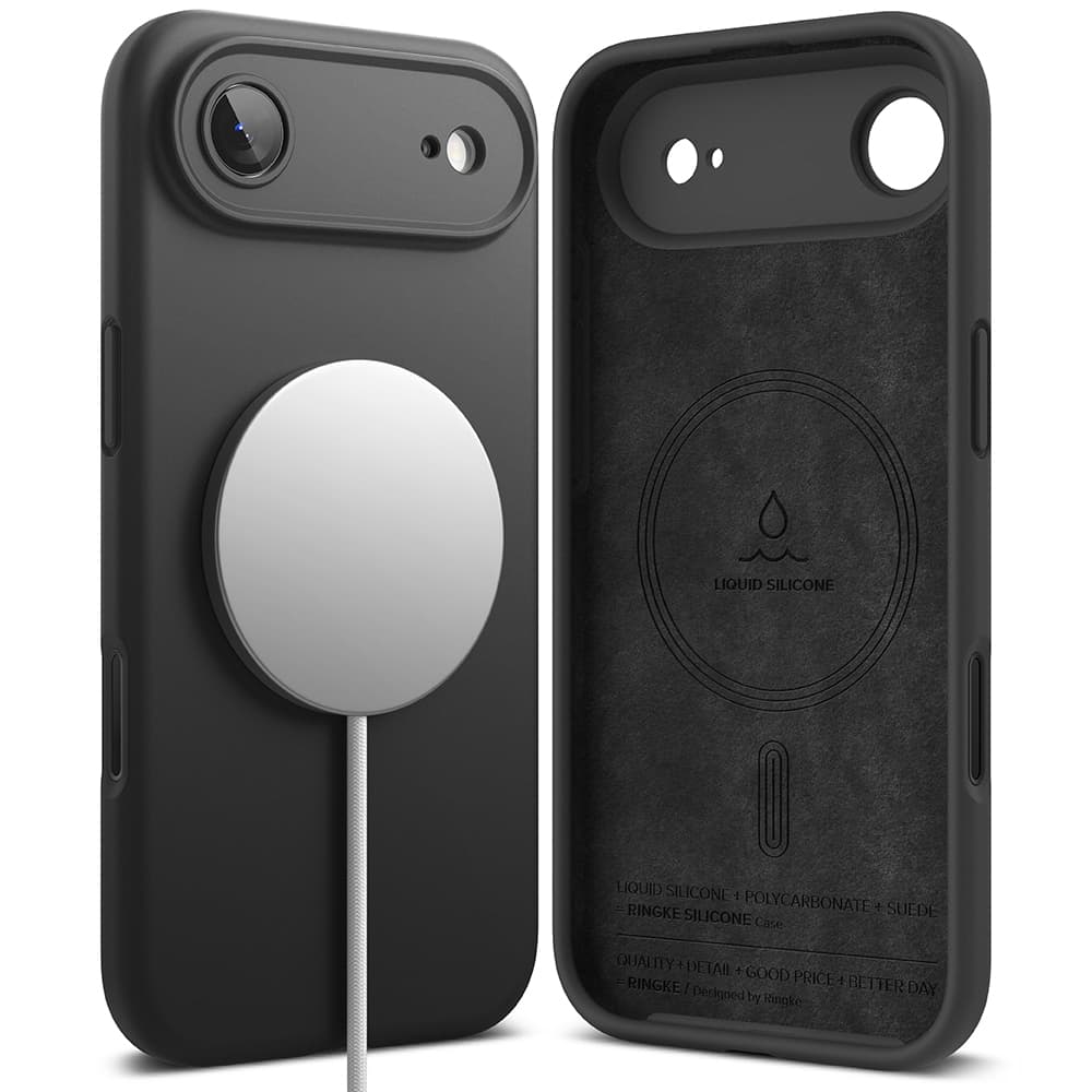 Ringke Silicone Magnetic MagSafe pro iPhone 17 Air černý - náhled 1