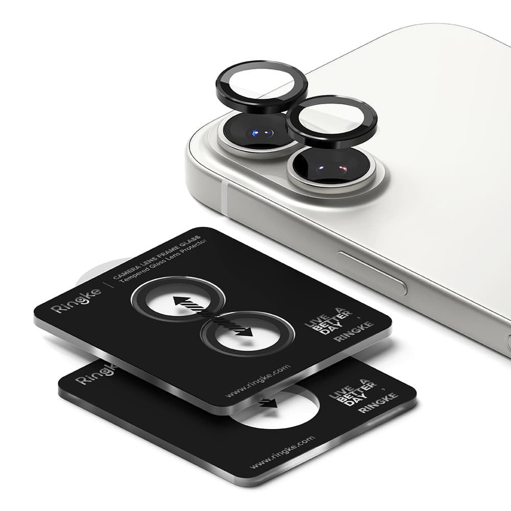Ringke ochranné sklo na čočku fotoaparátu iPhone 17 černé - náhled 1