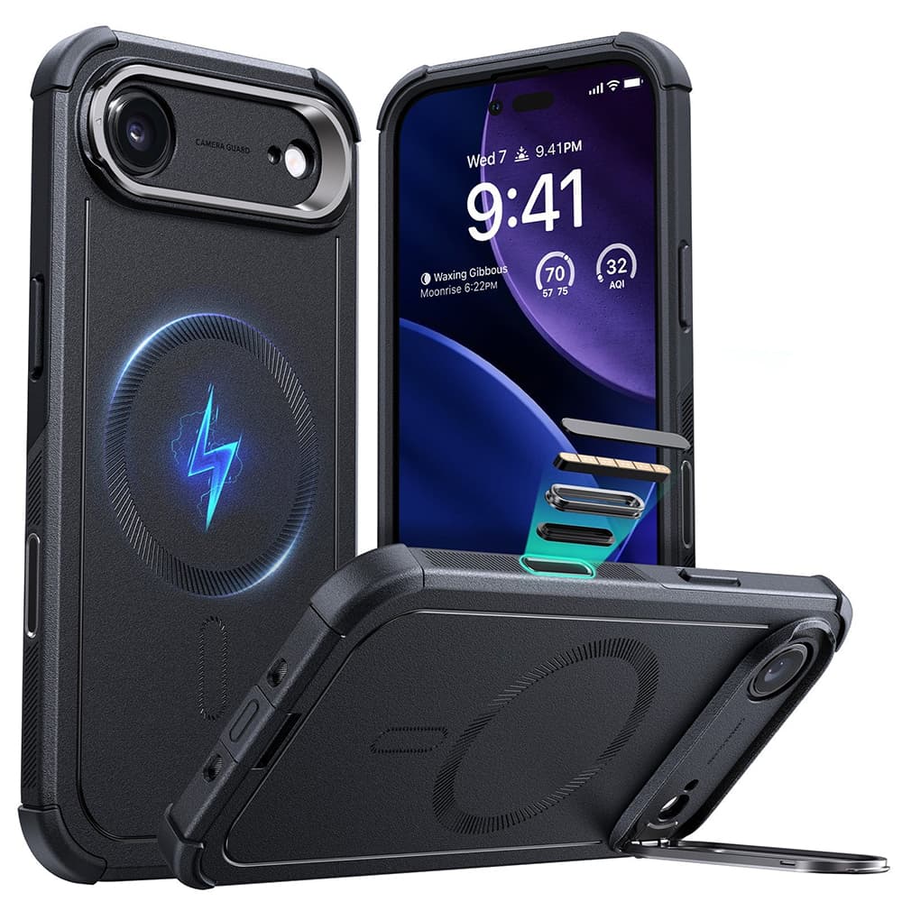 ESR Cyber Armor Kickstand pro iPhone 17 Air černý - náhled 1