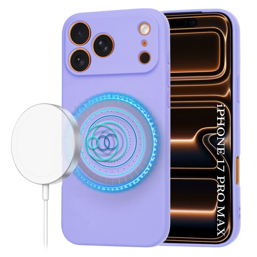 Techsuit SoftFlex MagSafe pro iPhone 17 Pro Max světle fialová - náhled 1