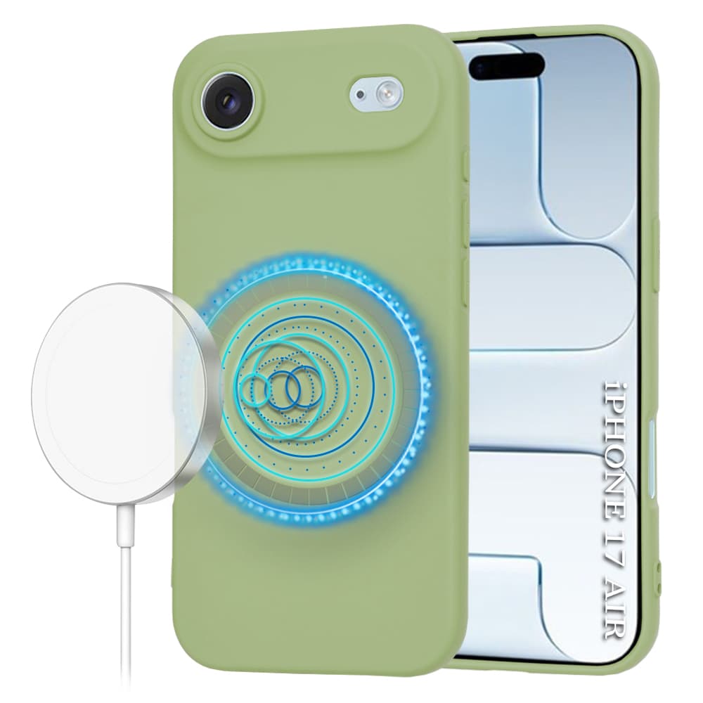 Techsuit SoftFlex MagSafe pouzdro iPhone 17 Air matcha - náhled 1