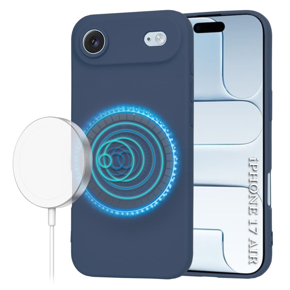Techsuit SoftFlex MagSafe pro iPhone 17 Air v námořnické modré - náhled 1