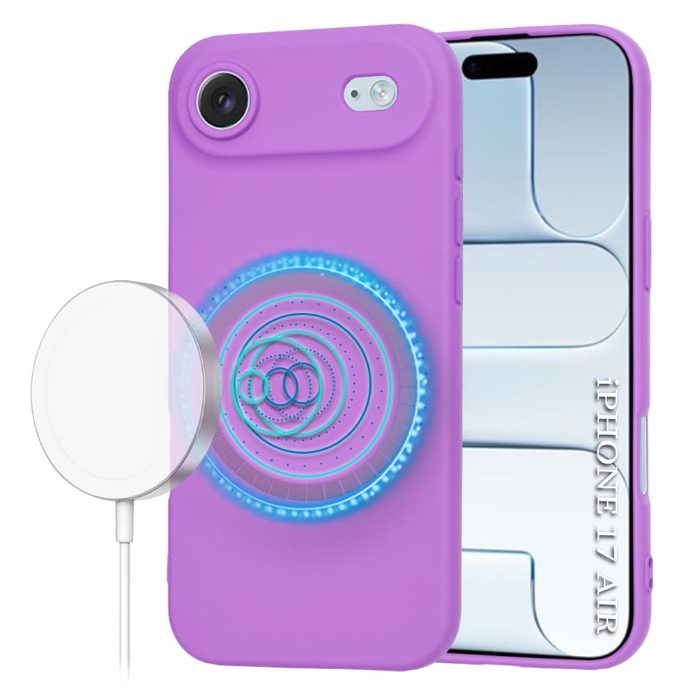 Techsuit SoftFlex MagSafe pro iPhone 17 Air fialová - náhled 1