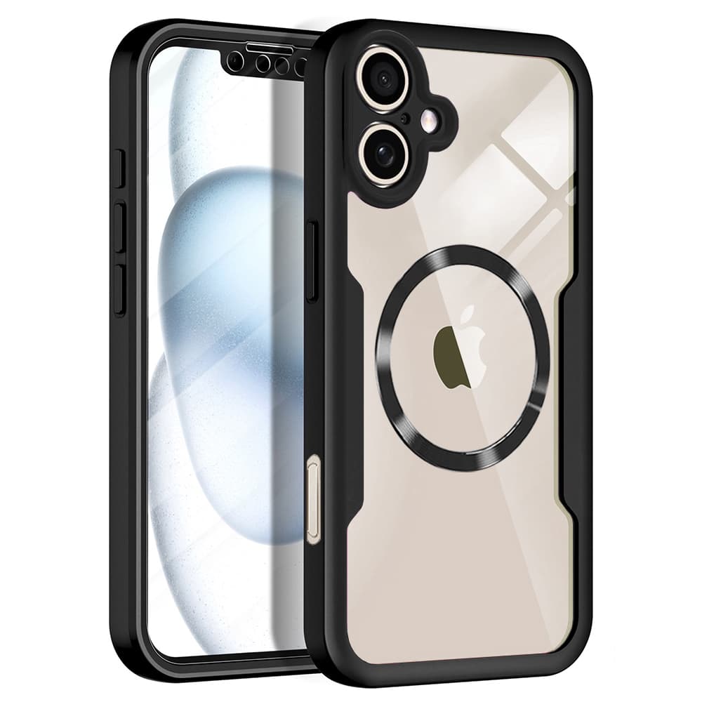 Techsuit ColorVerse 360 MagSafe Series Ochranné sklo iPhone 17 Černá - náhled 1