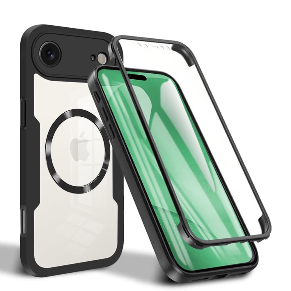 Techsuit ColorVerse 360 MagSafe Series + Ochranné sklo iPhone 17 Air černá - náhled 1