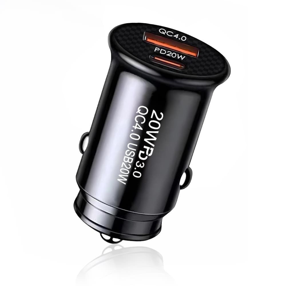 Techsuit Premium nabíječka do auta MiniFuseX (C4) černá - náhled 1