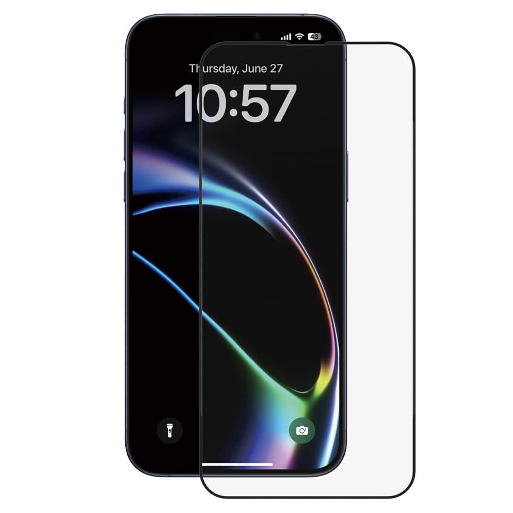 ANANK 2.5D 1X zesílené plné sklo na displej (10 ks) iPhone 16 Pro černá