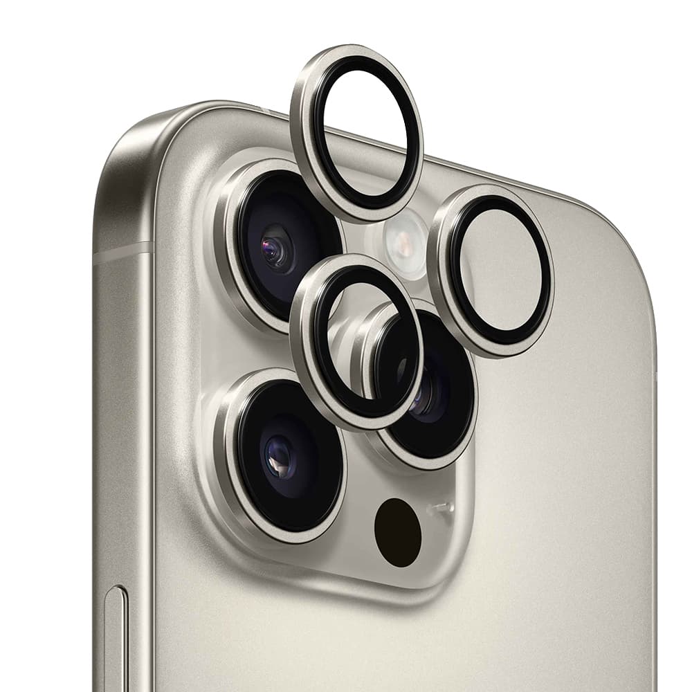 ANANK AR ochrana objektivu iPhone 16 Pro iPhone 16 Pro Max přírodní titan - náhled 1