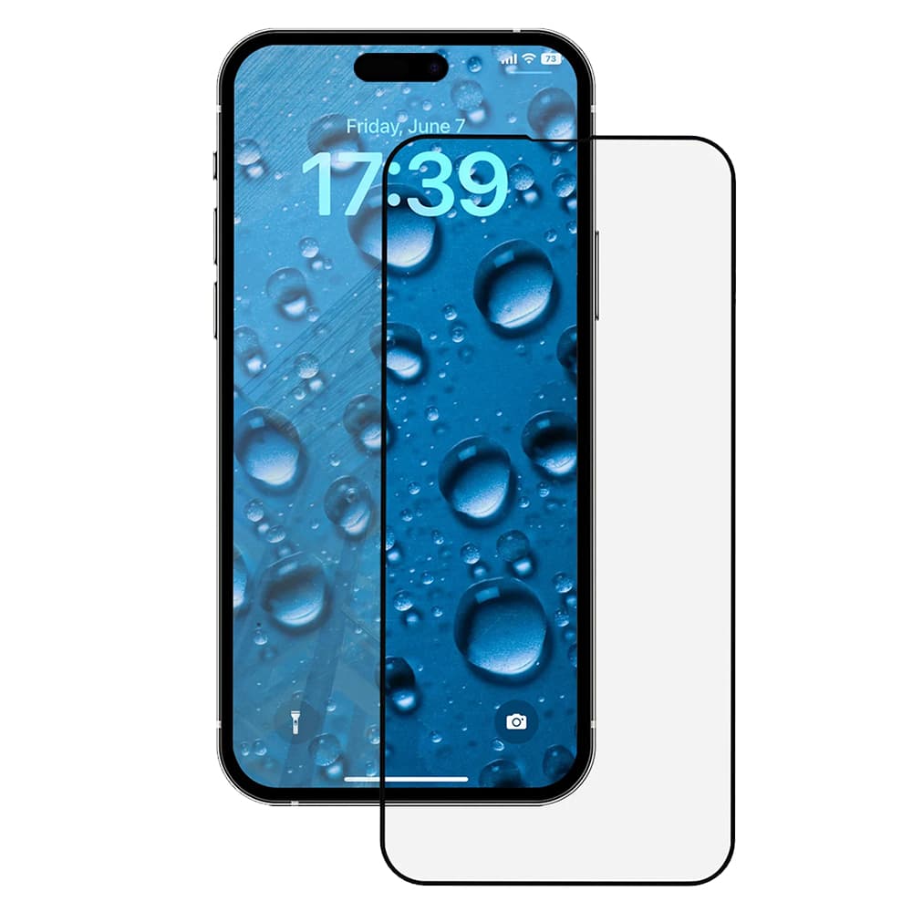 Ochranné sklo ANANK 2.5D pro iPhone 14 Pro černé - náhled 1