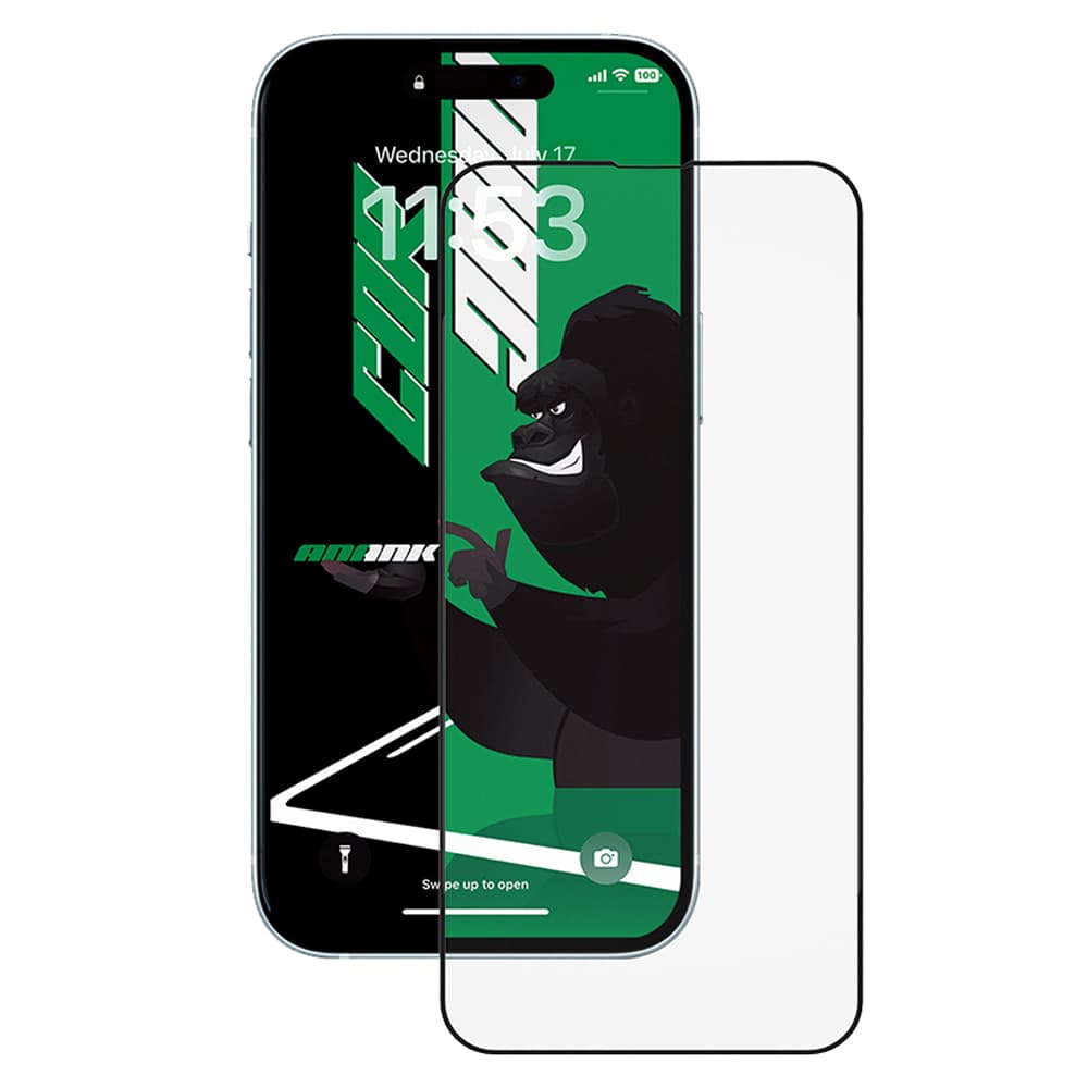 Ochranné sklo ANANK 2.5D CG pro iPhone 15 Pro Max černé - náhled 1
