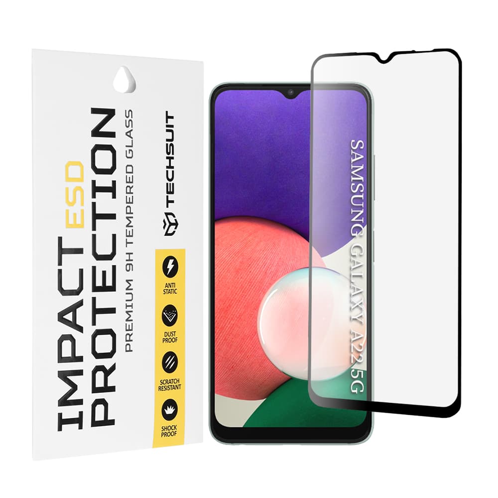 Techsuit ESD Glass pro Samsung Galaxy A22 5G černá - náhled 1
