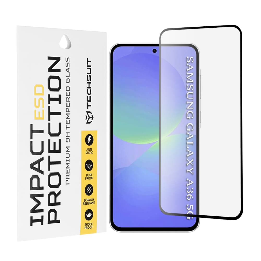 Techsuit ESD sklo Samsung Galaxy A36 5G A56 5G černé - náhled 1