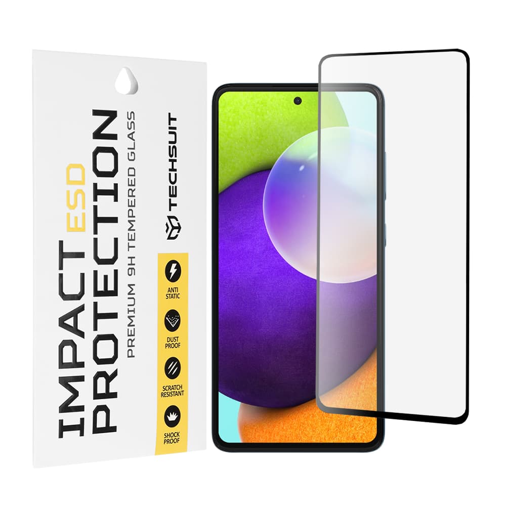 Techsuit ESD sklo Samsung Galaxy A52 4G A52 5G A52s 5G černé - náhled 1