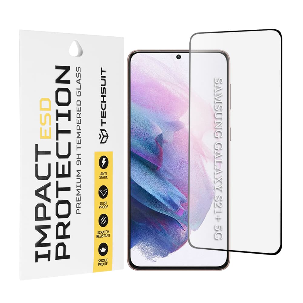 Techsuit ESD Glass pro Samsung Galaxy S21 Plus 5G černý - náhled 1