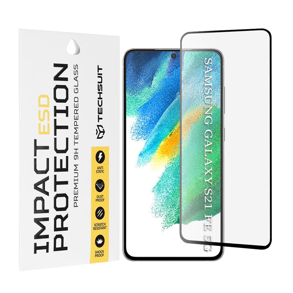 Techsuit ESD Glass pro Samsung Galaxy S21 FE 5G černá - náhled 1