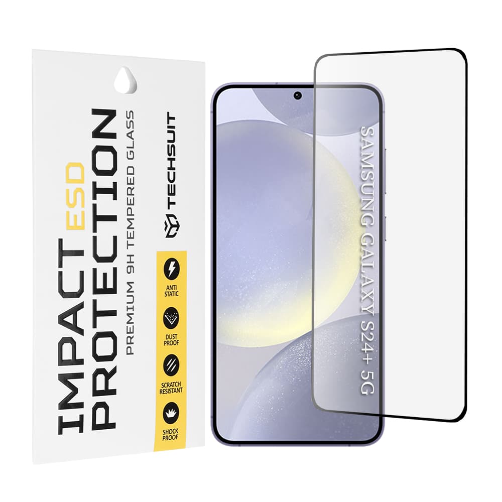 Techsuit ESD Glass pro Samsung Galaxy S24 Plus černý - náhled 1