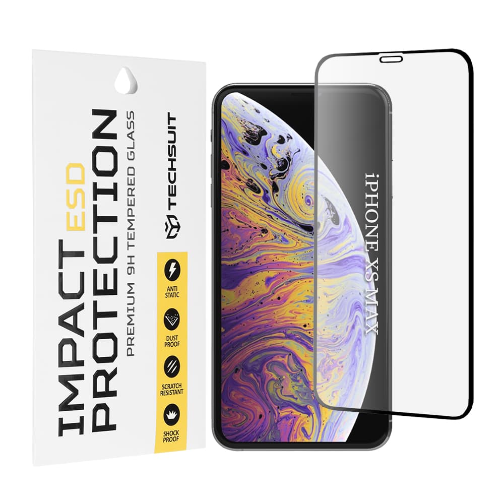 Techsuit ESD Glass pro iPhone XS Max iPhone 11 Pro Max černý - náhled 1