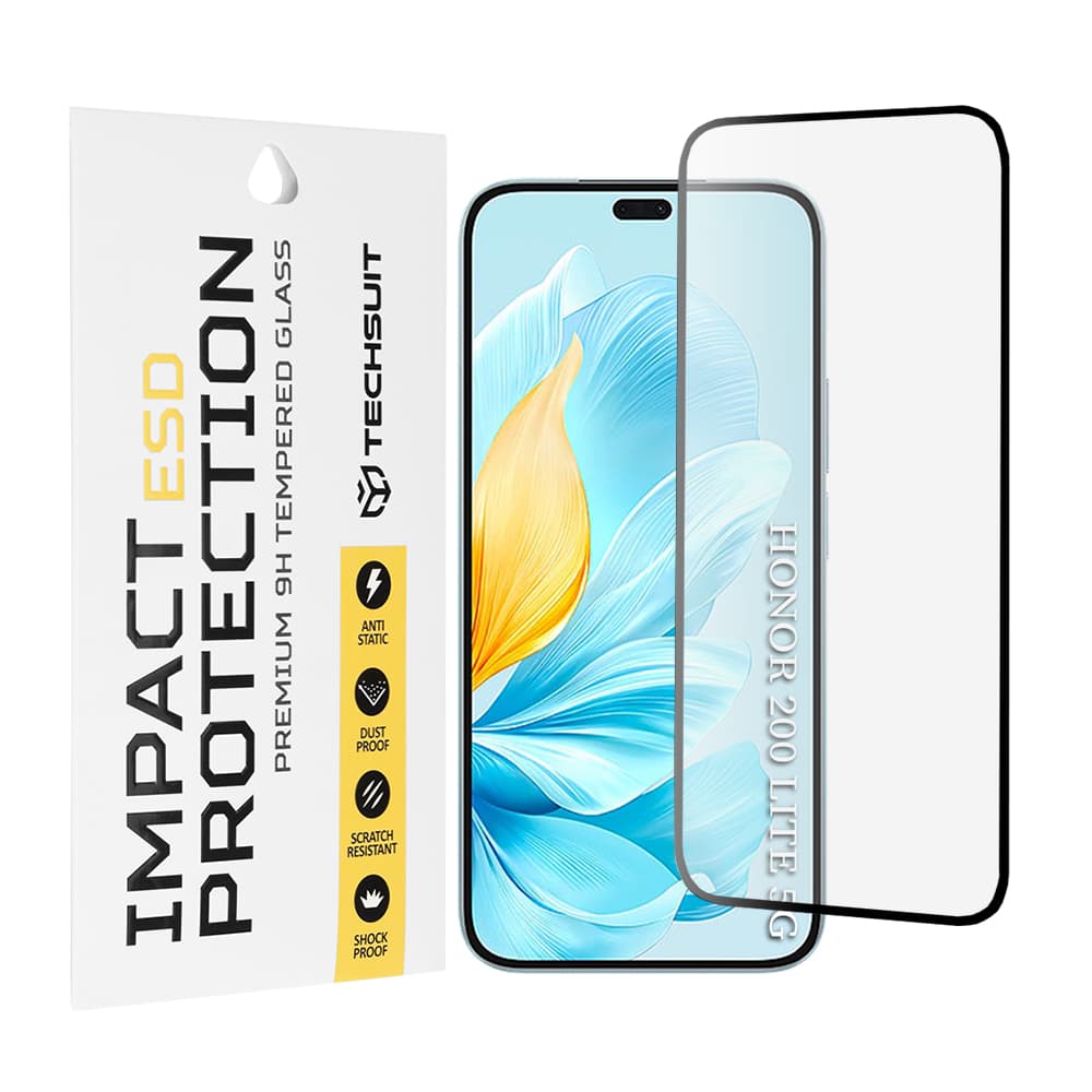 Techsuit ESD sklo Honor 200 Lite černé - náhled 1