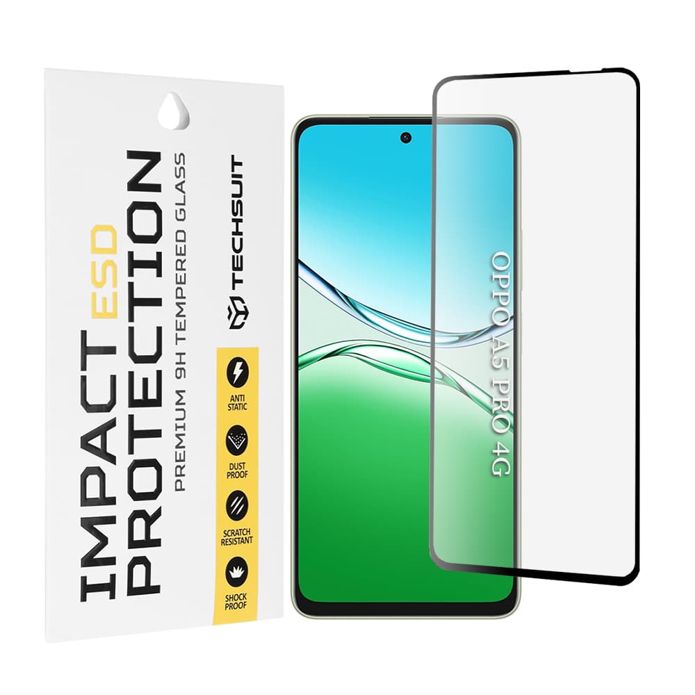 Techsuit ESD sklo pro Oppo A5 Pro 4G A5 Pro 5G černé - náhled 1
