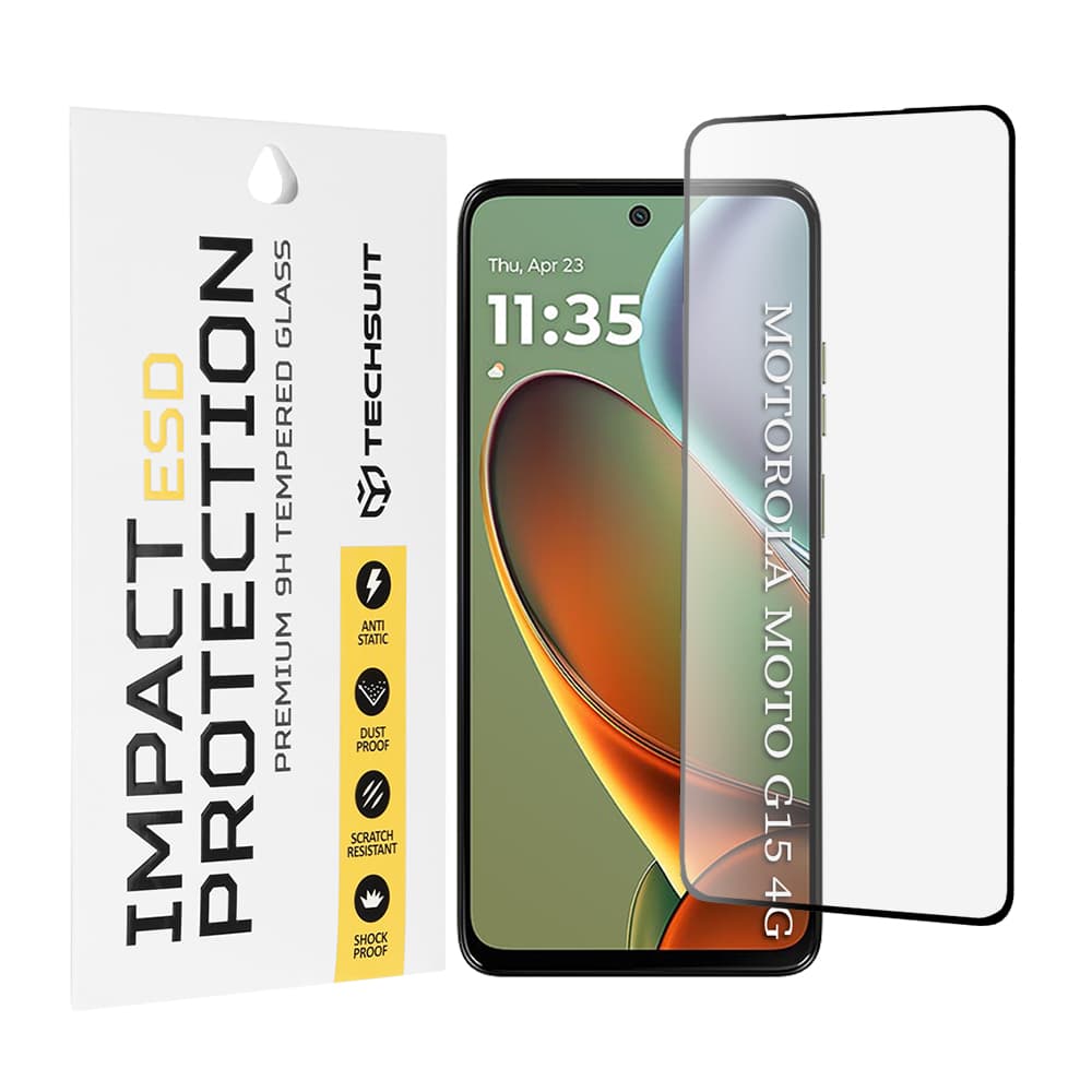Techsuit ESD sklo Motorola Moto G15 G15 Power černé - náhled 1
