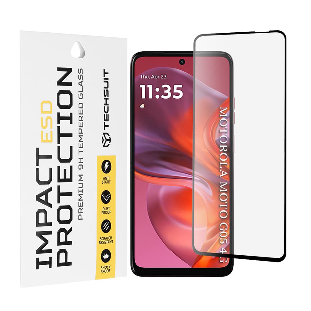 Techsuit ESD sklo pro Motorola Moto G05 E15 černé - náhled 1
