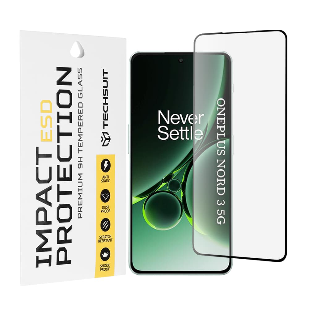 Techsuit ESD Glass pro OnePlus Nord 3 černá - náhled 1