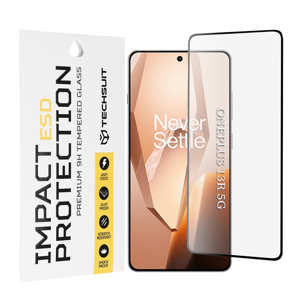 Ochranné sklo Techsuit ESD pro OnePlus 13R černé - náhled 1