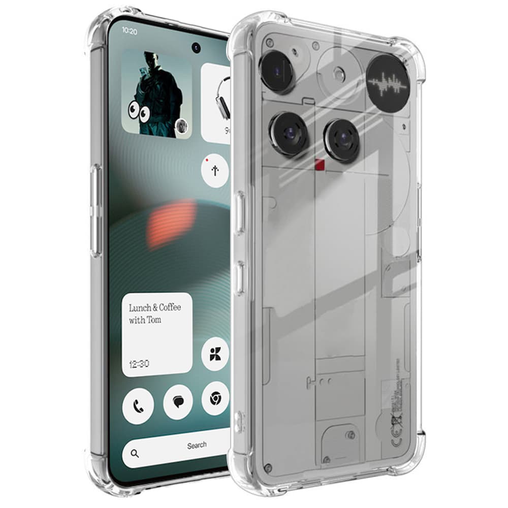 Techsuit Shockproof průhledný silikonový obal Nothing Phone (3) průhledný - náhled 1