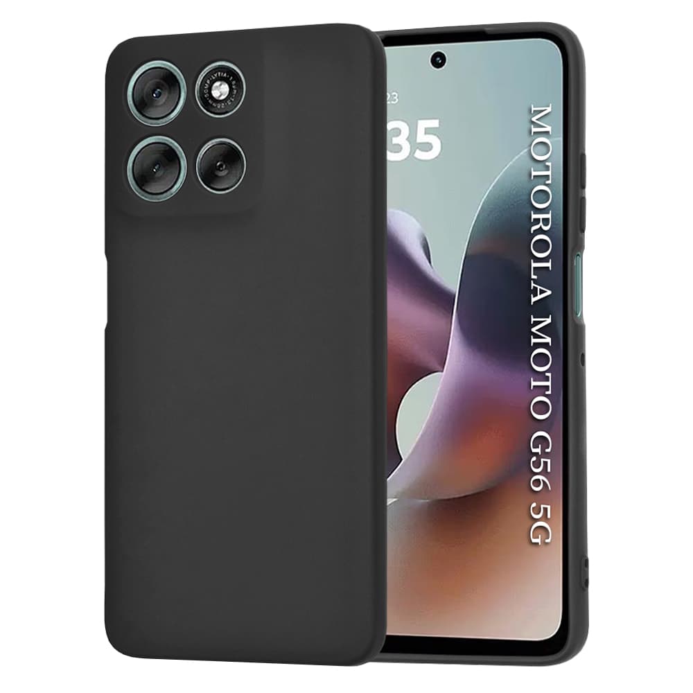 Ochranný kryt Techsuit SoftFlex pro Motorola Moto G56 černý - náhled 1