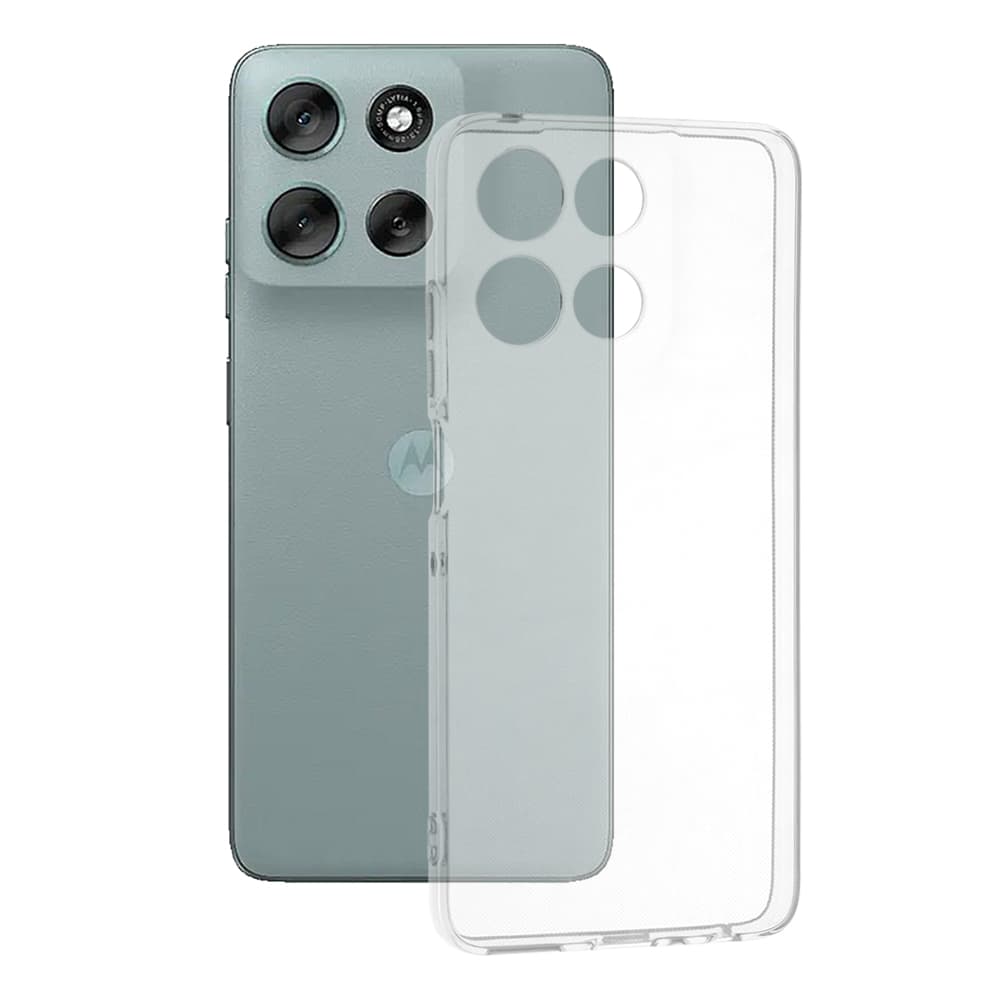 Techsuit silikonové pouzdro Motorola Moto G56 průhledné - náhled 1