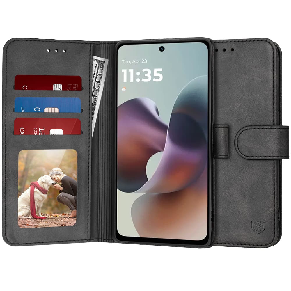 Pouzdro na deník Motorola Moto G56 černé - náhled 1