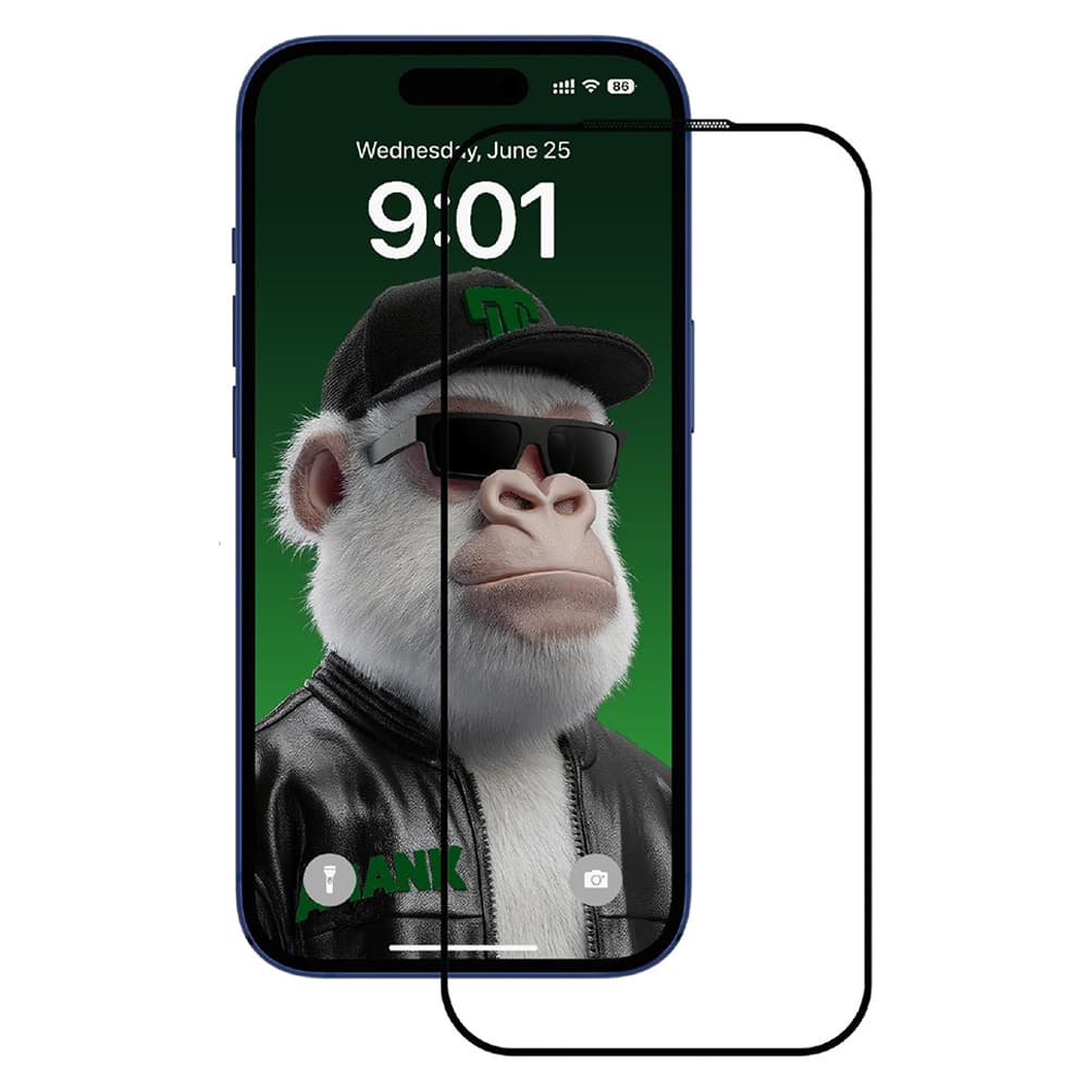 Ochranné sklo ANANK 2.5D 10X Reinforced CG pro iPhone 17 černé - náhled 1
