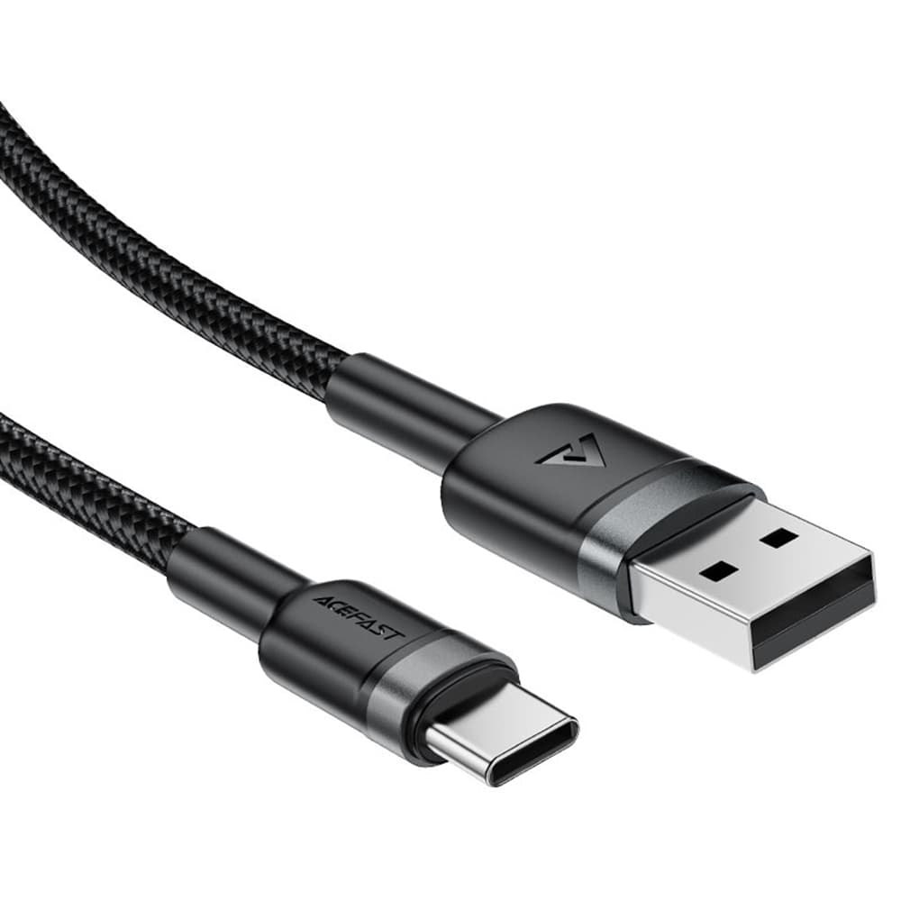 Acefast Data Cable C22-04 Rychlonabíjecí USB na Type-C 3A 1.2m černý - náhled 1