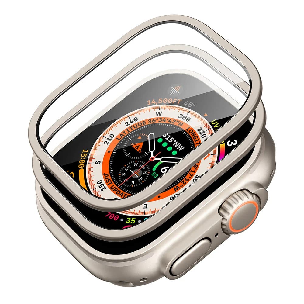 ESR Armorite ochranné sklo 2 ks Apple Watch Ultra Ultra 2 Ultra 3 titanové - náhled 1
