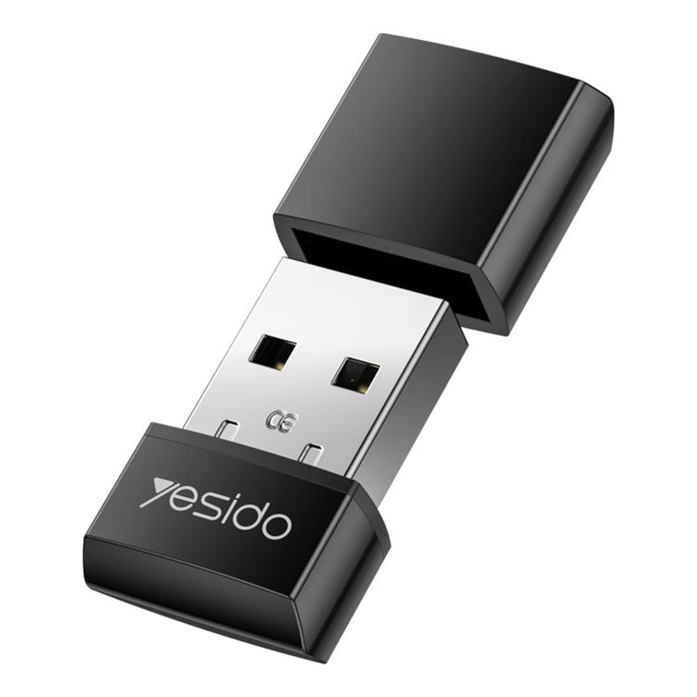 Yesido Wi-Fi adaptér WP10 s vestavěnou anténou USB-A 150Mbps WiFi4 2.4G Plug&amp;Play černý - náhled 1