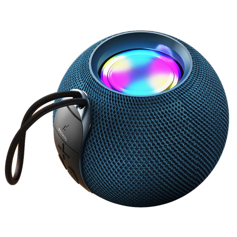 Yesido Wireless Speaker YSW13 Bluetooth 5.1 RGB světla přenosný modrý - náhled 1