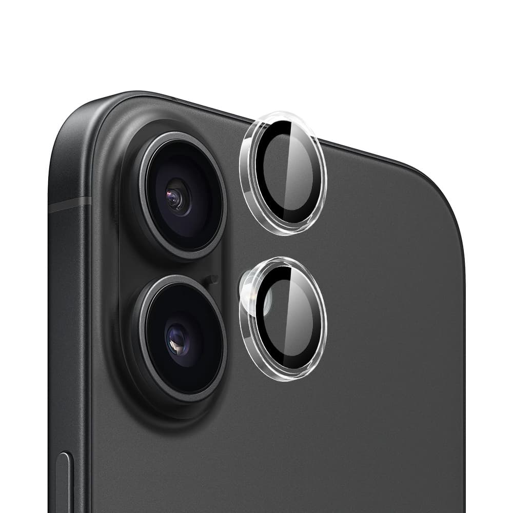 Blueo Original Metal Frame Lens Protector iPhone 16 iPhone 16 Plus čirý - náhled 1